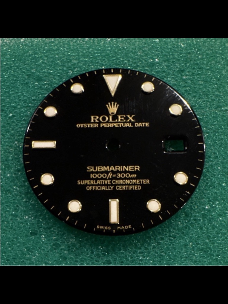 Rolex Black And Gold Submariner Dial